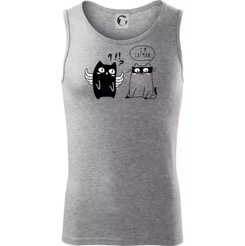 Catman - Tílko pánské Core - 2XL ( Tmavě šedý melír )