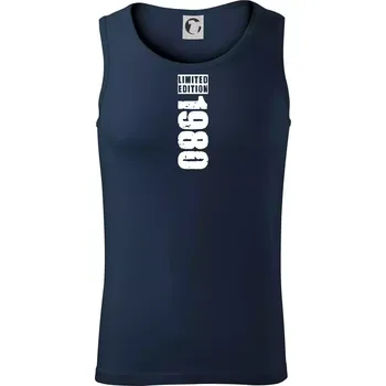 Pánské termoprádlo Limited edition 1980 pruh - Tílko pánské Core - S ( Námořní modrá (velmi tmavá - téměř černá) )