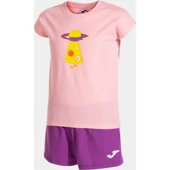 Dětská sportovní souprava JOMA KIDS CAMP SET PINK VIOLET Velikost: 10 (3XS), Barva: PINK