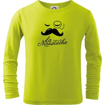 Dětská móda La Mustache - Triko dětské Long Sleeve - 134 cm/8 let ( Limetková )
