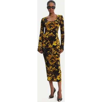 Dámské šaty Versace Jeans Couture Každodenní šaty 79HAO920 JS500 Černá Slim Fit 42