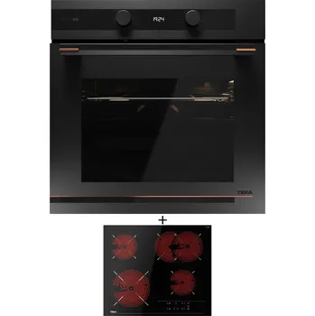 Vestavná trouba SET Teka HLB 85-G1 P BM MAESTRO PIZZA + Teka TTB 64320 TTC BK
