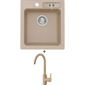 Granitový dřez Granitový dřez SET Alveus VICTORIA 20 beige 55 + Alveus TONIA beige 55