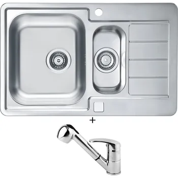 Nerezový dřez Nerezový dřez SET Alveus LINE 70 MAXIM nerez + Alveus OAZA chrom
