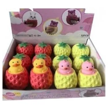 plyšák Gniotek kurczak w truskawce MIX