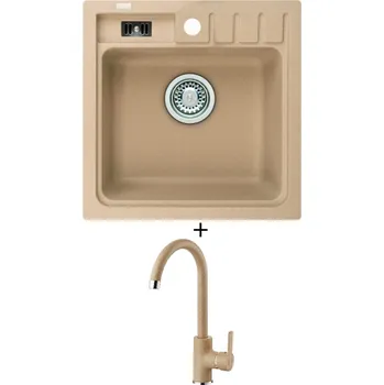 Granitový dřez Granitový dřez SET Alveus NIAGARA 20 beige 55 + Alveus TONIA beige 55