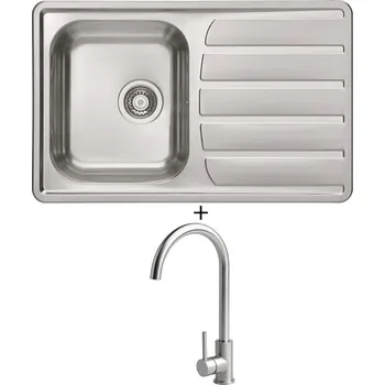Nerezový dřez Nerezový dřez SET Alveus ZOOM 20 Maxim nerez + Alveus VIOLA nerez