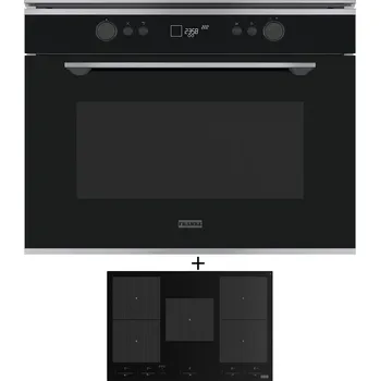 Digestoř SET Franke FMY 45 MW XS + Franke FMY 805 I F KL BK černé sklo