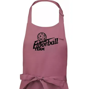 Kuchyňská zástěra Florbal team - Dámská zástěra na vaření - Univerzální velikost ( Starorůžová )