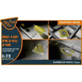 Plastikový model 1/72 MiG-19P/PM/J-6A/J-6B painting mask (CL.PROP)