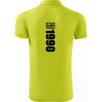 Pánská košile Limited edition 1990 pruh - Polokošile Victory sportovní (dresovina) - S ( Limetková )