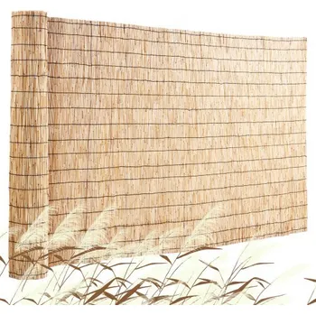 Plot VEVOR Přírodní rákosový plot, 5,5 stop x 16,4 stop, Rákosový závěs, balkonový plot, role z rákosu pro venkovní zahradu, dekorativní plot pro zahradní oplocení, dělicí stěna, panelová zástěna na soukromí