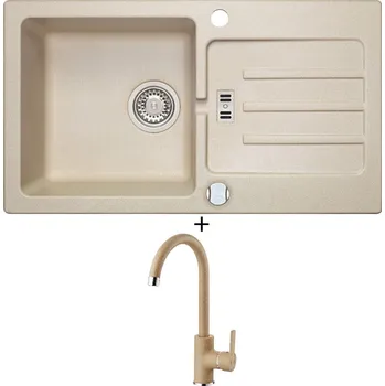 Granitový dřez Granitový dřez SET Alveus VICTORIA 30 beige 55 + Alveus TONIA beige 55