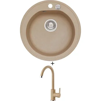 Granitový dřez Granitový dřez SET Alveus NIAGARA 10 beige 55 + Alveus TONIA beige 55