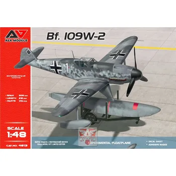 Plastikový model 1/48 Bf 109 W-2 experimental floatplane