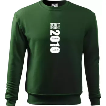 Pánská mikina Limited edition 2010 pruh - Mikina Essential pánská - L ( Lahvově zelená )