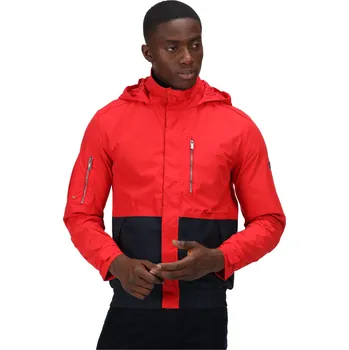 Pánská větrovka Regatta Pánská bunda Feelding RMW344 červená/černá Velikost: M