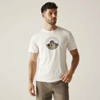 Regatta Pánské funkční triko Fingal IX RMT310 stone white Velikost: S