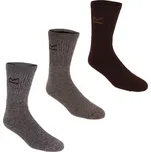Ponožky Regatta Mens 3 Socks/Box RMH018 béžová/šedá/hnědá Velikost: uni