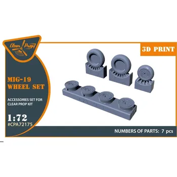 Plastikový model 1/72 MiG-19 wheel set (CL.PROP)