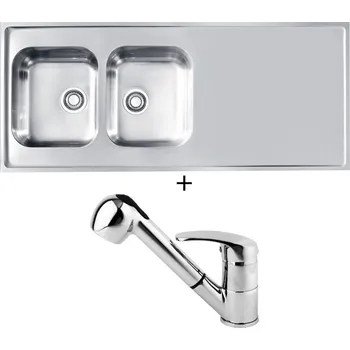 Nerezový dřez Nerezový dřez SET Alveus CLASSIC PRO 110 nerez + Alveus OAZA chrom