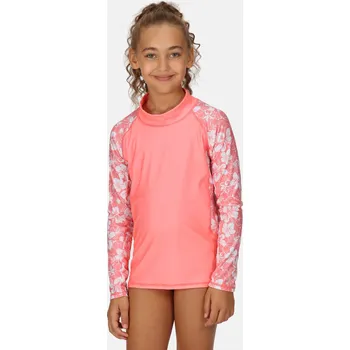Dívčí tričko Regatta Dětské plavecké tričko Hoku RKM017 růžová Velikost: 128