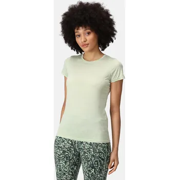 Regatta Dámské triko Fingal Edition RWT231 hráškově zelený melír Velikost: 40