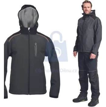 pracovní bunda Bunda softshellová KNOXFIELD RYO, CERVA antracit, 3XL, balení 1 ks