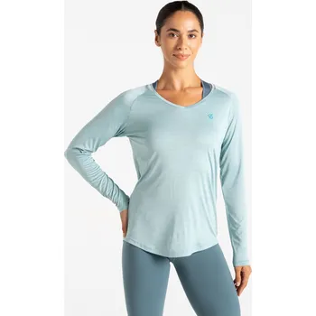 Dare2b Dámské funkční triko dl. rukáv Discern Tee DWT527 aquifer Velikost: 38