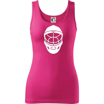 Dámské tričko Florbal maska - Dámské tílko - L ( Purpurová )