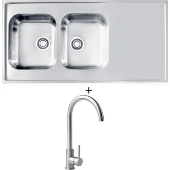 Nerezový dřez Nerezový dřez SET Alveus CLASSIC PRO 100 nerez + Alveus VIOLA nerez