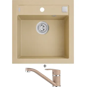 Granitový dřez Granitový dřez SET Alveus FORMIC 20 beige 55 + Alveus NINA beige 55