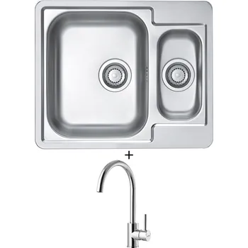 Nerezový dřez Nerezový dřez SET Alveus LINE 50 nerez + Alveus ROXA chrom