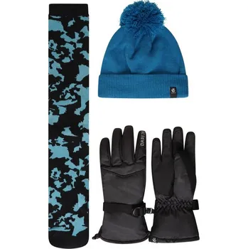 Čepice Dare2b Dámský lyžařský set DWI300 modrá Velikost: L