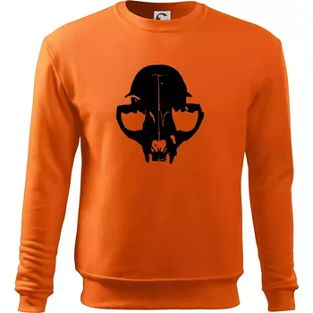 Pánská mikina Kočka - Cat skull - Mikina Essential pánská - M ( Oranžová )