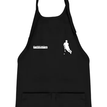 Kuchyňská zástěra Floorball sport - Dětská zástěra na vaření - Univerzální velikost ( Černá )
