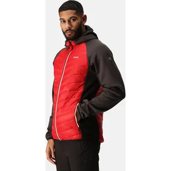 Pánská mikina Regatta Pánská hybridní mikina ANDRESON VIII RMN228 červená Velikost: M