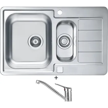 Nerezový dřez Nerezový dřez SET Alveus LINE 70 MAXIM nerez + Alveus RIVIERA X chrom