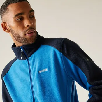 Pánská mikina Regatta Pánská fleece mikina HEDMAN II RMA192 modrá Velikost: XXXL