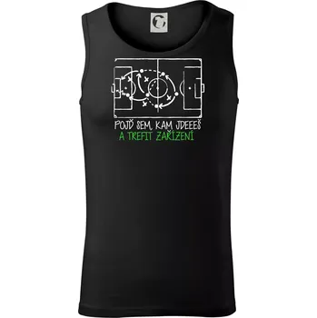 Pánské termoprádlo Pojď sem, kam jdeš a trefit zařízení - Tílko pánské Core - S ( Černá )