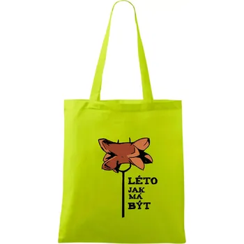 Léto jak má být - Taška bavlněná - 42 x 38 cm ( Limetková )