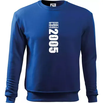 Pánská mikina Limited edition 2005 pruh - Mikina Essential pánská - 3XL ( Královská modrá )