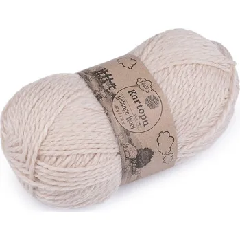 Galanterie Pletací příze Melange Wool 100 g - 3 (855) béžová světlá