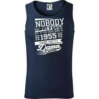 Nobody is perfect - 1955 - Tílko pánské Core - M ( Námořní modrá (velmi tmavá - téměř černá) )