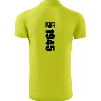 Pánská košile Limited edition 1945 pruh - Polokošile Victory sportovní (dresovina) - M ( Limetková )