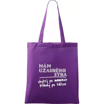 Mám úžasného syna - Taška bavlněná - 42 x 38 cm ( Fialová )