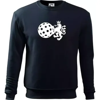 Chlapecké tričko Český lev florbal - Mikina Essential dětská - 158 cm/12 let ( Námořní modrá (téměř černá) )