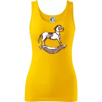 Dámské tričko Houpací kůň - Dámské tílko - XS ( Žlutá )
