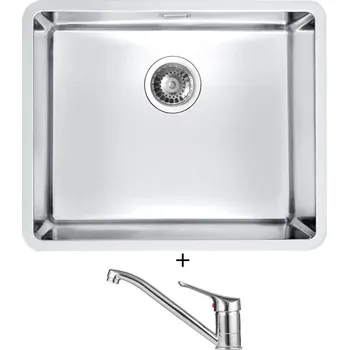 Nerezový dřez Nerezový dřez SET Alveus KOMBINO 50 FS nerez + Alveus RIVIERA X chrom