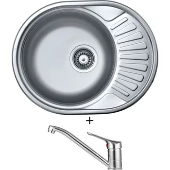 Kuchyňský dřez Nerezový dřez SET Alveus CIKLO 10 nerez + Alveus RIVIERA X chrom